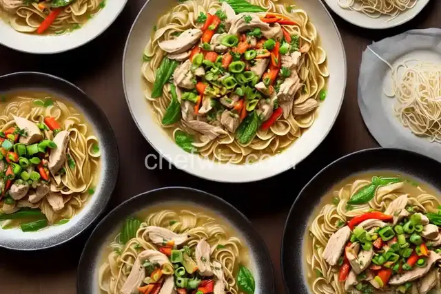 P.F Changs copy cat chicken noodle remix