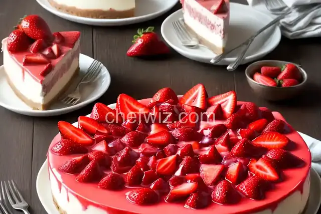 PHILADELPHIA New York-Style Strawberry Swirl Cheesecake