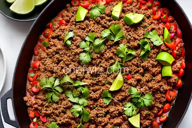 Pacholas (Mexican ground beef)