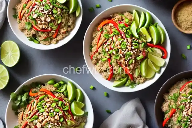 Pad Thai Quinoa Bowl