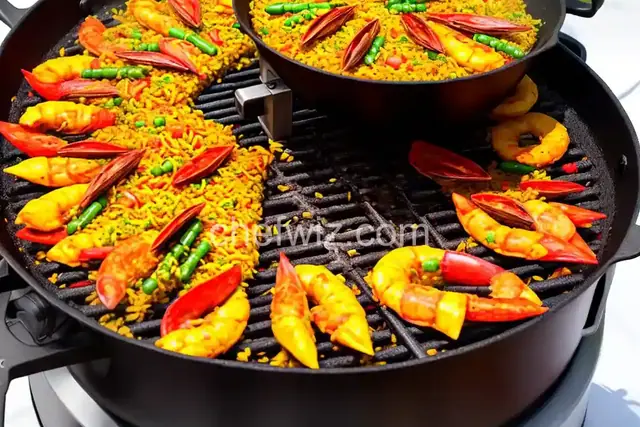 Paella on the Grill