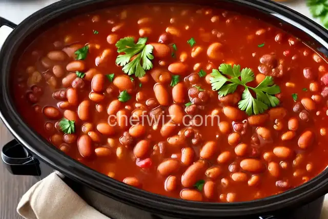 Pammy's Slow Cooker Beans