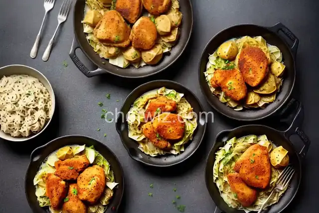 Pan-Fried Chicken and Cabbage Dumplings