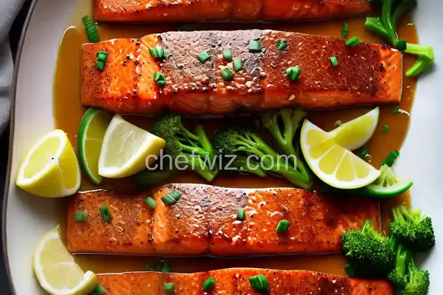 Pan-Fried Honey-Garlic Frozen Salmon
