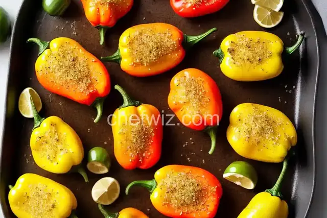 Pan-Fried Peppers with Lemon, Garlic, and Sea Salt
