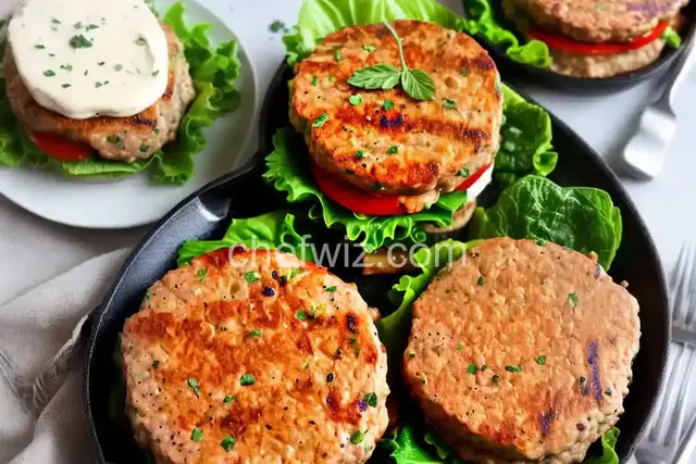 Pan-Fried Turkey Burgers