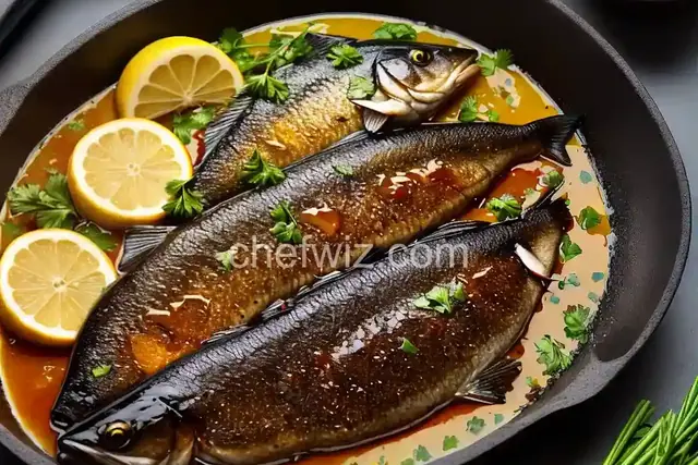 Pan-Grilled Black Bass with Flavored Butters