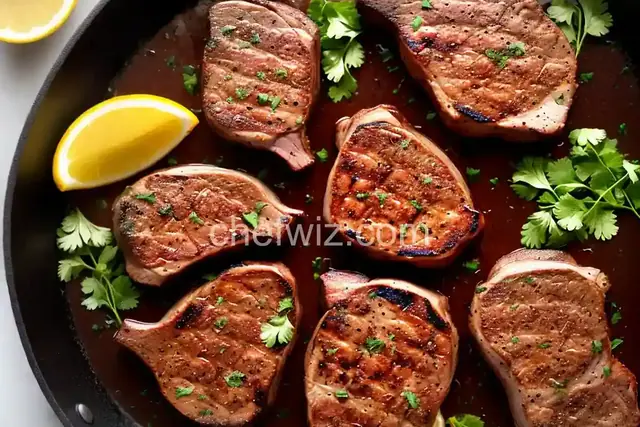 Pan-Grilled Lamb Shoulder Chops