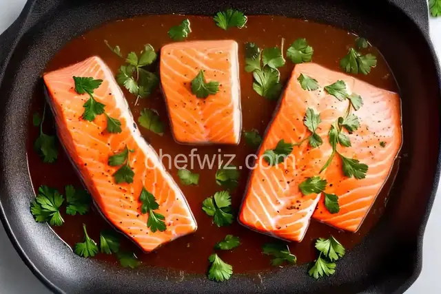 Pan-Poached Alaskan Salmon Piccata