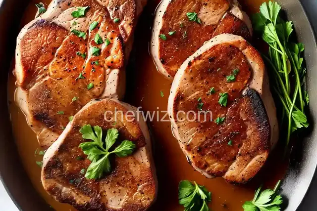 Pan-Roasted Brined Pork Chop