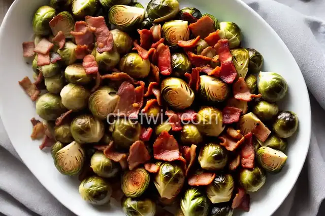 Pan Roasted Brussels Sprouts with Bacon