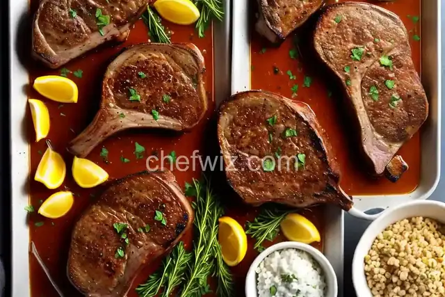 Pan-Roasted Double-Cut Lamb Chops