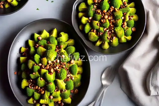 Pan-Roasted Romanesco with Hazelnuts and Crispy Bits