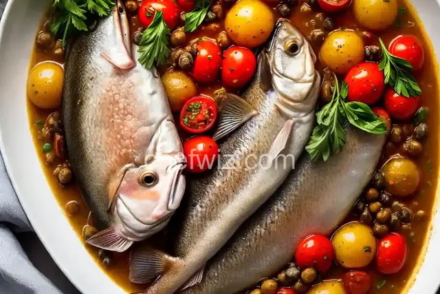 Pan-Seared Branzino with Tomato and Capers
