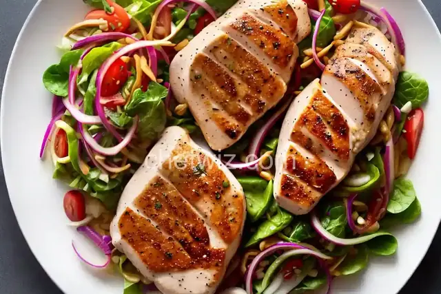 Pan-Seared Chicken Breasts With Crunchy Radish Salad