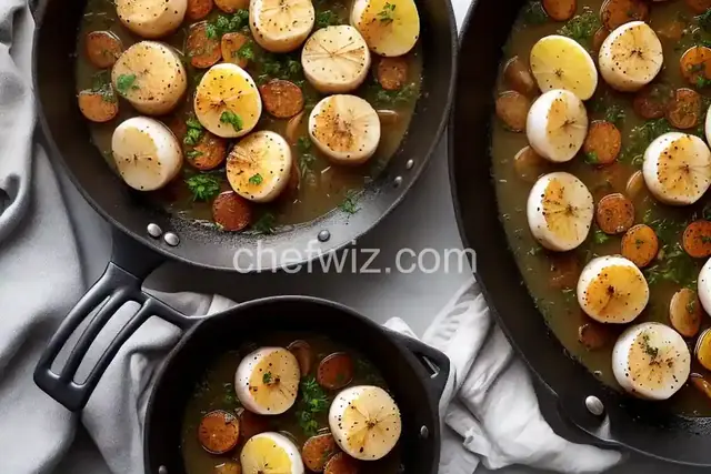 Pan-Seared Lemon and Garlic Scallops