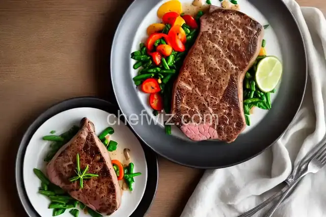 Pan Seared T-Bone Steak