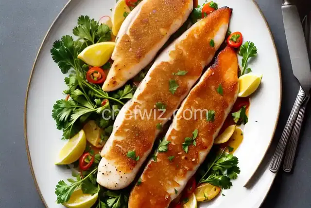 Pan fried pangasius