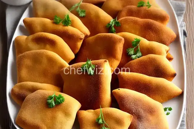 Panada / Fried Bread Dough With Spicy Fish Filling