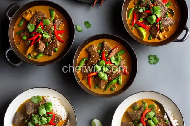 Panang Neua (Thai Panang Beef Curry) Recipe