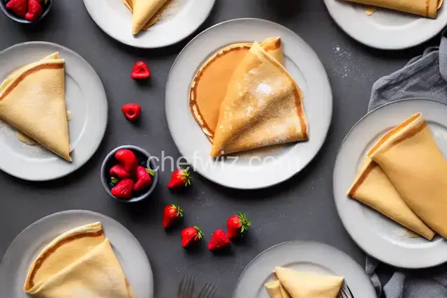 Pancake Mix Dessert Crepes