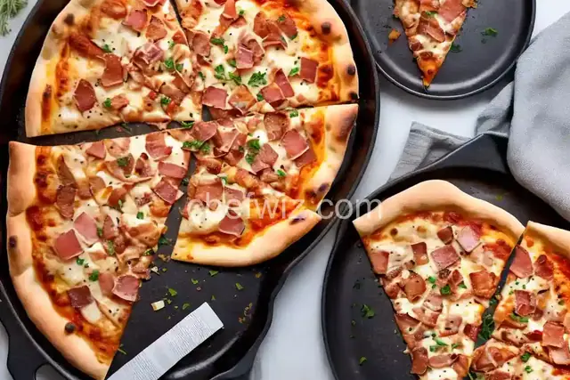 Pancetta and Onion Pizza