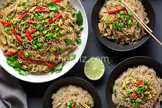 Pancit Bihon (Filipino Rice Noodles)