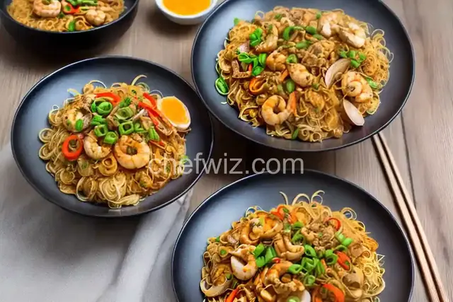 Pancit Palabok (Filipino Noodles With Smoky Pork and Seafood Sauce) Recipe