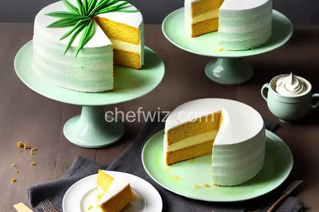 Pandan Chiffon Cake