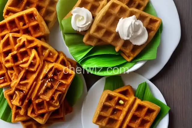 Pandan Waffle