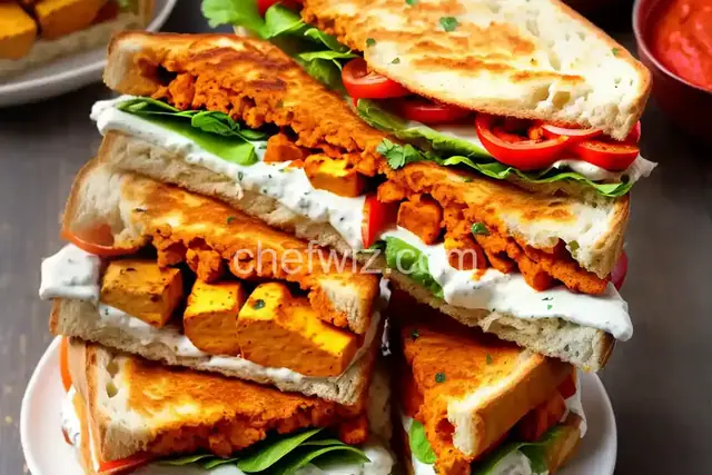 Paneer Tikka Sandwich