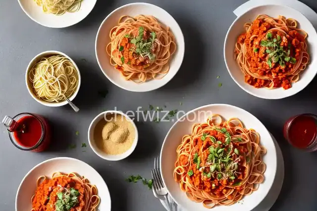 Pantry Pasta with Romesco Sauce