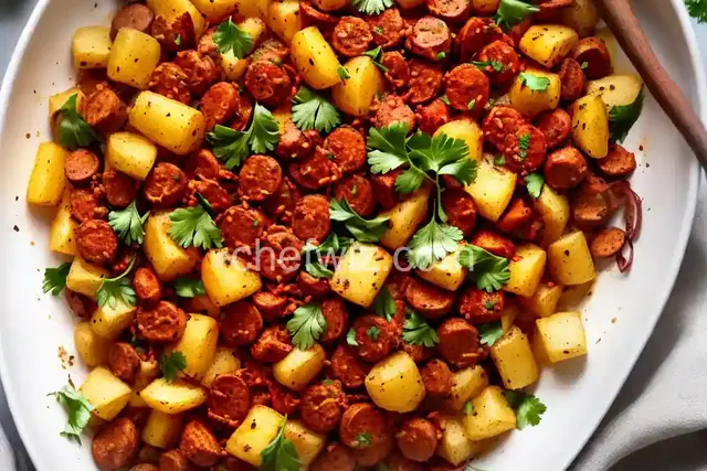 Papas con Chorizo