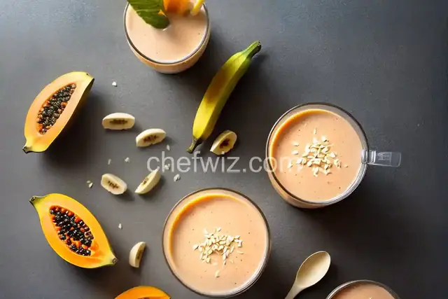 Papaya-Banana Smoothie