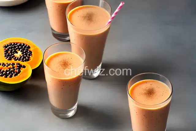 Papaya Passion Smoothie