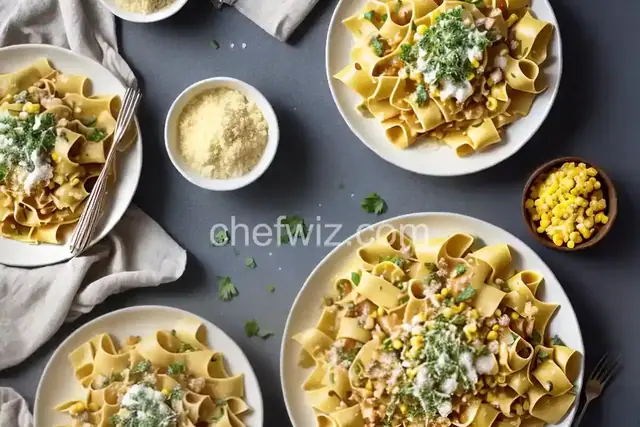Pappardelle With Corn