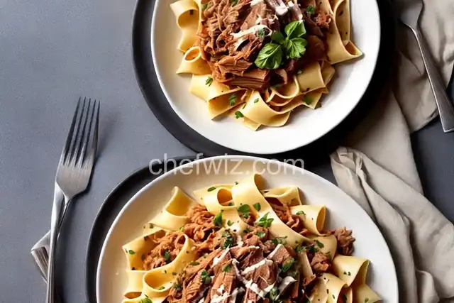 Pappardelle with Pulled Pork