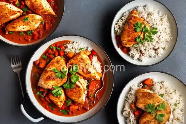 Paprika Chicken & Rice