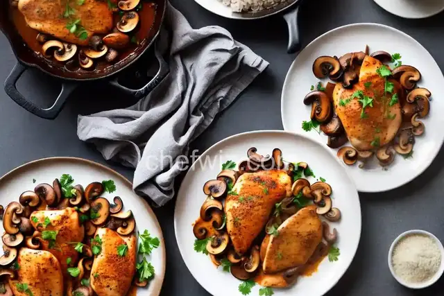 Paprika Chicken with Mushrooms