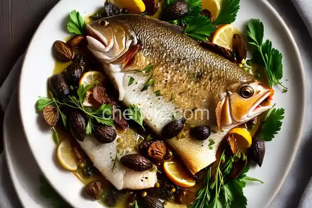 Parchment-Cooked Fish with Morels, Spring Garlic, and Thyme