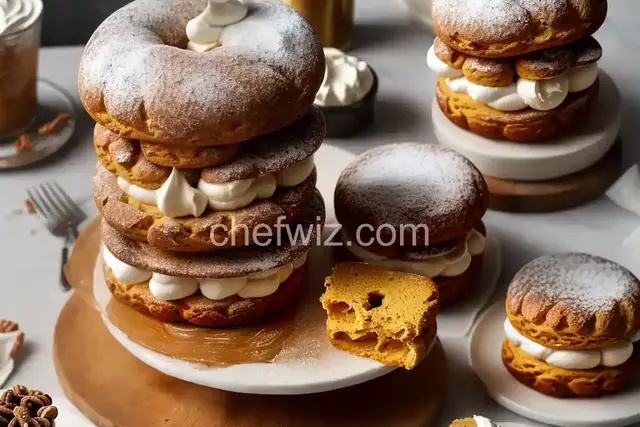 Paris–Brest (Pâte à Choux With Praline Crème Mousseline) Recipe