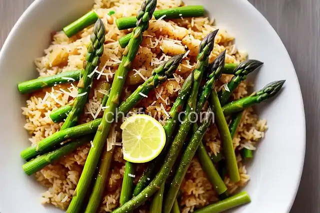 Parmesan Asparagus Rice