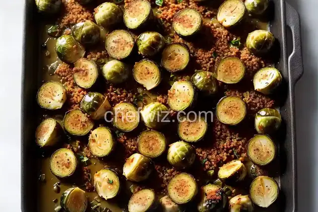 Parmesan Crusted Brussels Sprouts