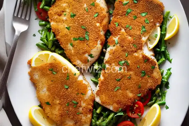 Parmesan Crusted Tilapia Fillets