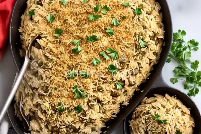 Parmesan Garlic Orzo