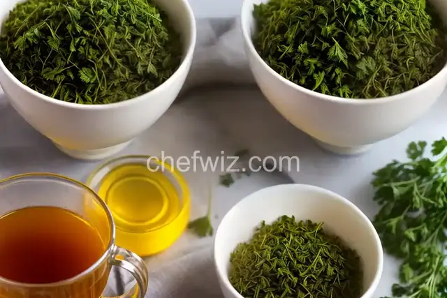 Parsley tea for weight loss