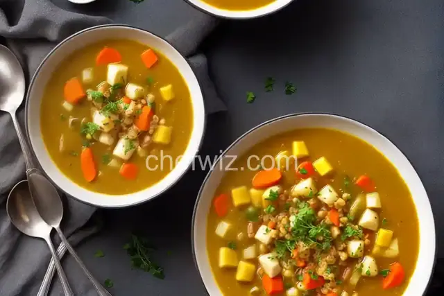 Parsnip Vegetable Soup