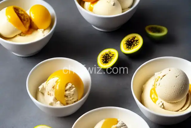 Passion-Fruit Ice Cream