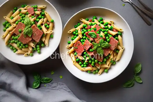 Pasta, Pancetta and Peas