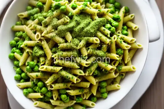 Pasta, Pesto, and Peas